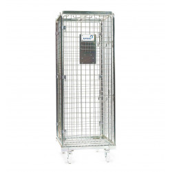 MEAT TROLLEY ROLL CAGE WITH HOOKS AND WITHOUT ROOF
