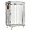 MEAT TROLLEY SECURITY ROLL CAGE WITH HOOKS BIG VOLUME