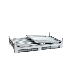 FOLDABLE STEEL PALLET BOX CONTAINER