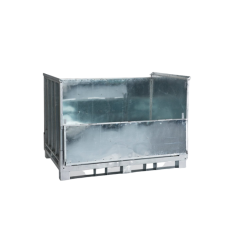 FOLDABLE STEEL PALLET BOX CONTAINER