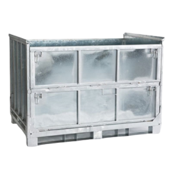 FOLDABLE STEEL PALLET BOX...