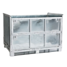 FOLDABLE STEEL PALLET BOX CONTAINER