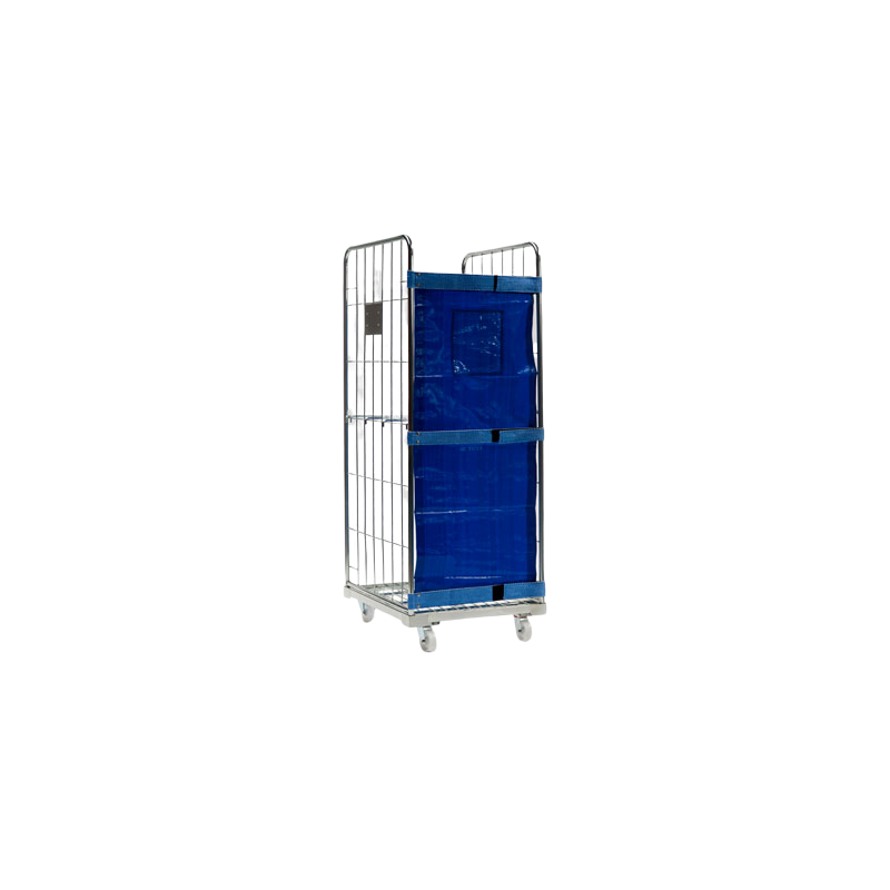 2 SIDED ROLL CAGE LARGE MESH WITH 3RD SIDE ANTIFALL FLAP