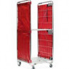 2 SIDED NESTABLE SILENT ROLL CAGE WITH ANTIFALL FLAPS